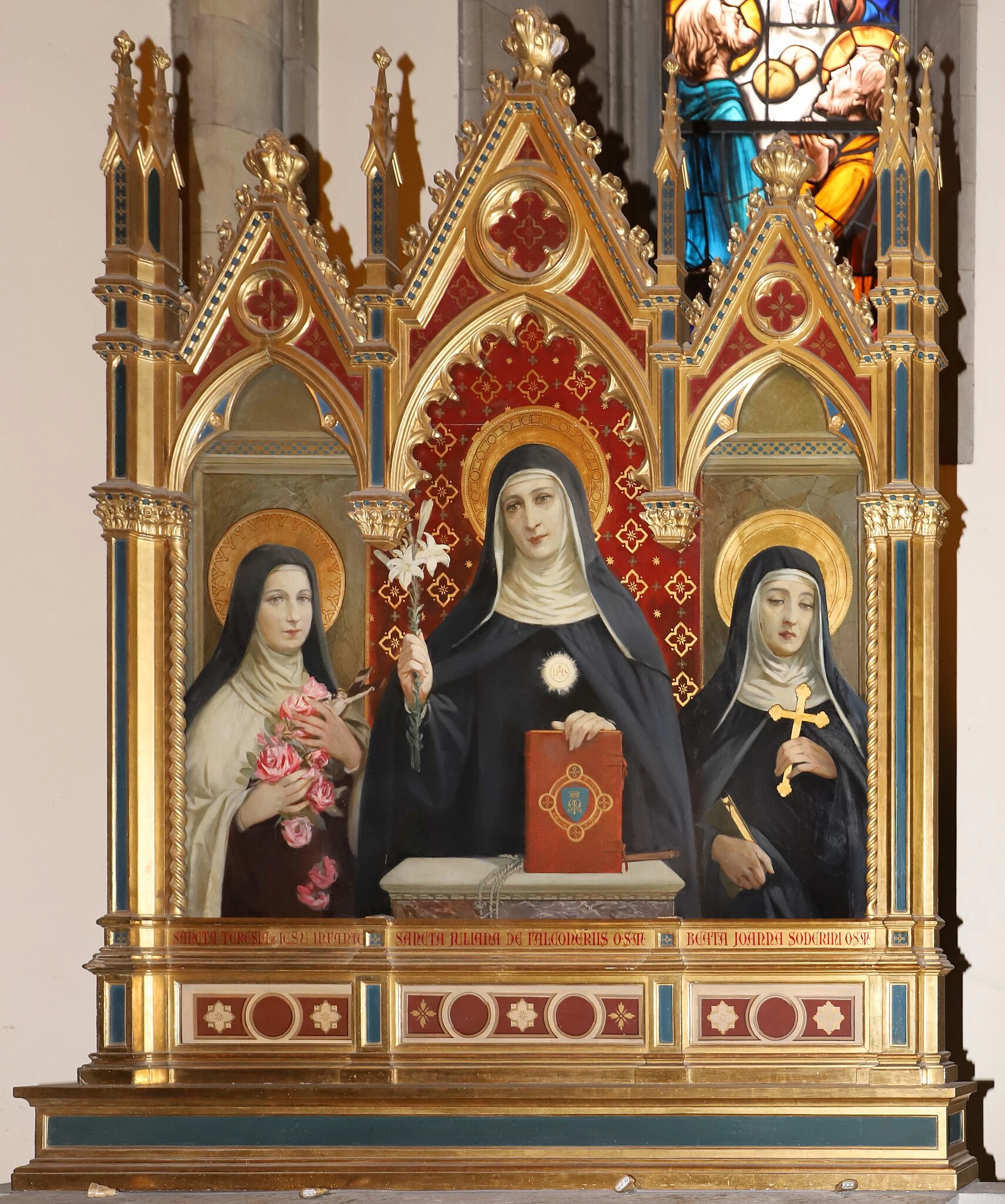 Trittico di santa Giuliana Falconieri, 1929 - Chiesa dei sette santi, Firenze